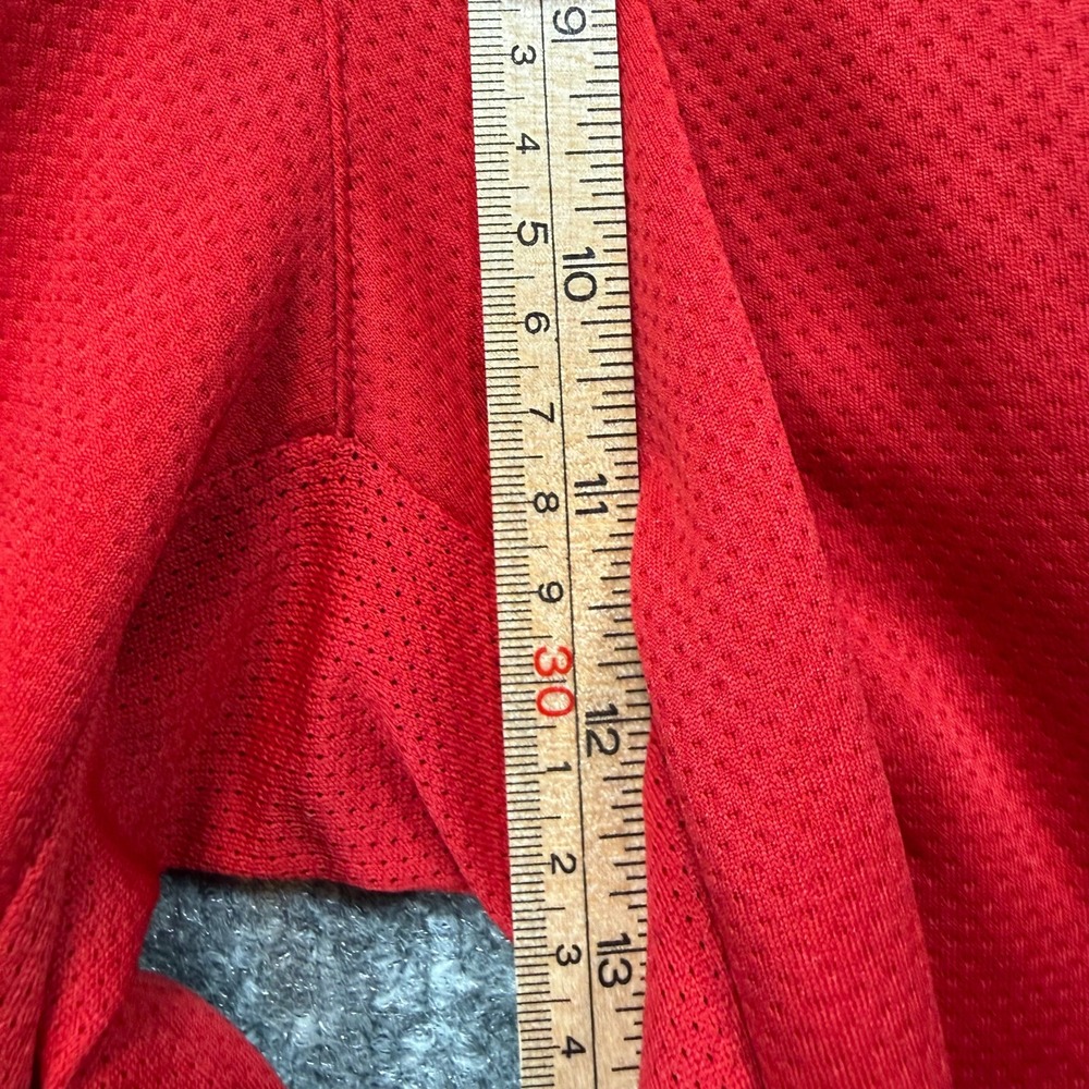 Jordan Basketball Shorts Youth Boys XL Red Mesh Colorblock Athletic Gym Hoops - Picture 3 of 9